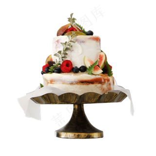 美味的水果蛋糕免抠图