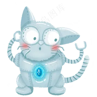 惊讶的机器猫png