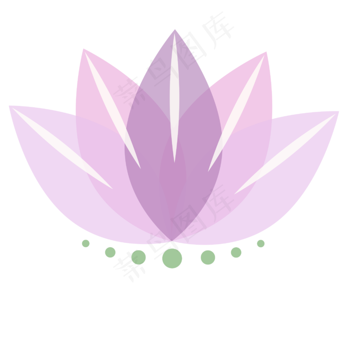 唯美紫色荷花(3000X3000(DPI:300))psd模版下载