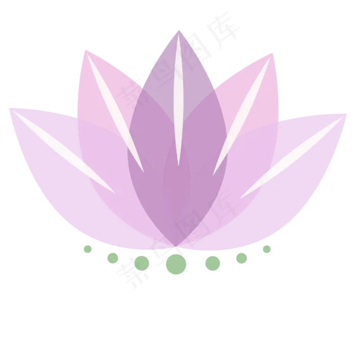 唯美紫色荷花(3000X3000(DPI:300))psd模版下载
