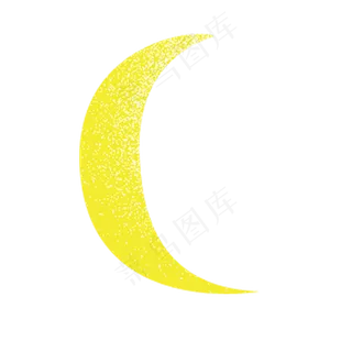 卡通月牙PNG下载