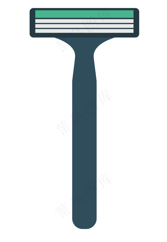 手动男士刮胡须刀(2001*2901px 300 dpi )ai矢量模版下载