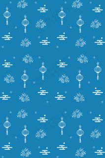 蓝色传统中国风春节底纹