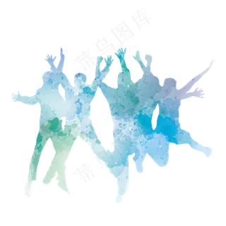 毕业季学生剪影下载,免抠元素 毕业季学生剪影下载,免抠元素