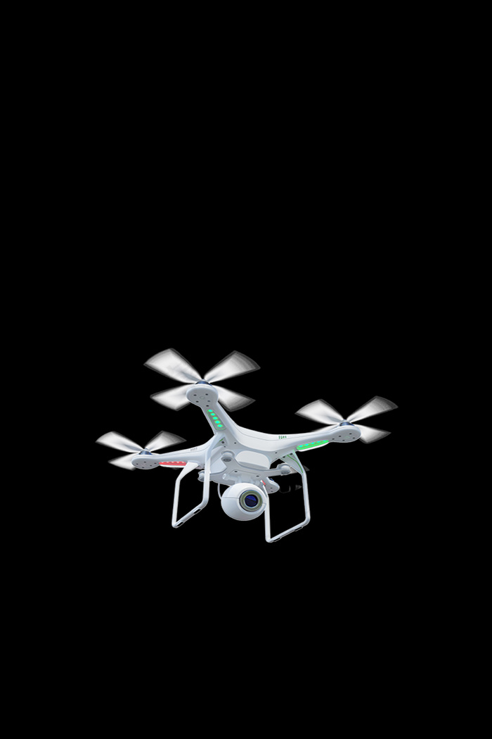 黑色科技感无人机