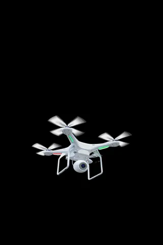 黑色科技感无人机