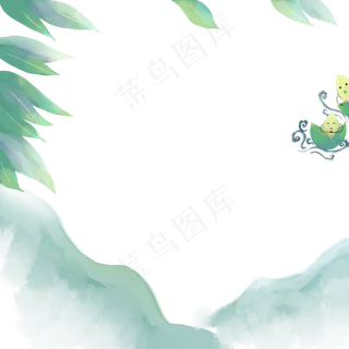 端午节边框粽子