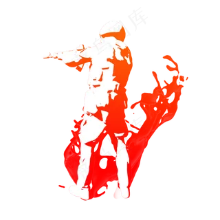 射击军人剪影png图,免抠元素