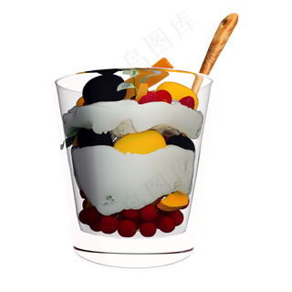 水果甜品png图
