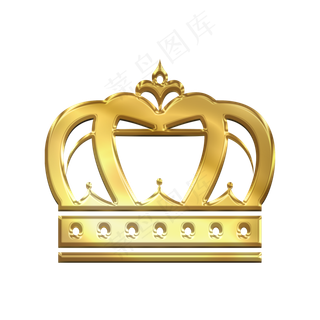 38女王节王冠矢量可编辑立体图,免抠元素