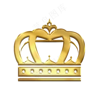 38女王节王冠矢量可编辑立体图,免抠元素