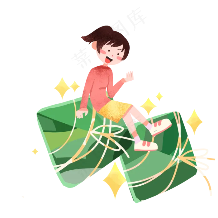 端午节吃粽子(2000X2000(DPI:300))psd模版下载