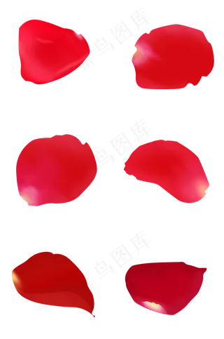 情人节玫瑰花瓣png下载