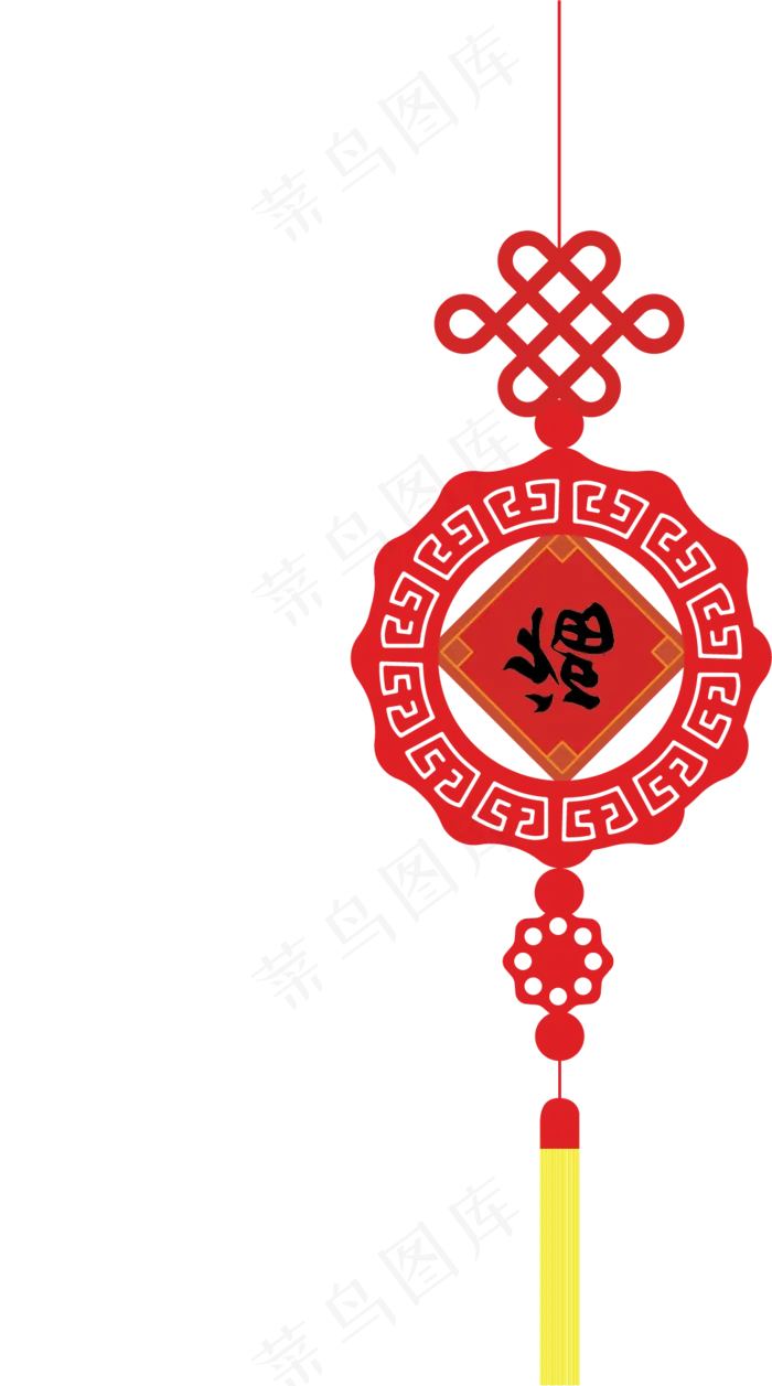 传统中国结,免抠元素(2000X3000(DPI:299))ai矢量模版下载