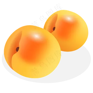矢量桃子