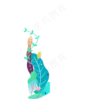 卡通春天植物下载