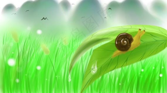 初夏自然平面图片