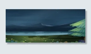 星空野营帐篷天空