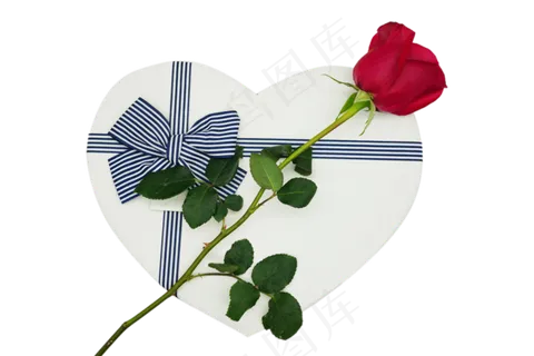 红玫瑰爱心礼盒