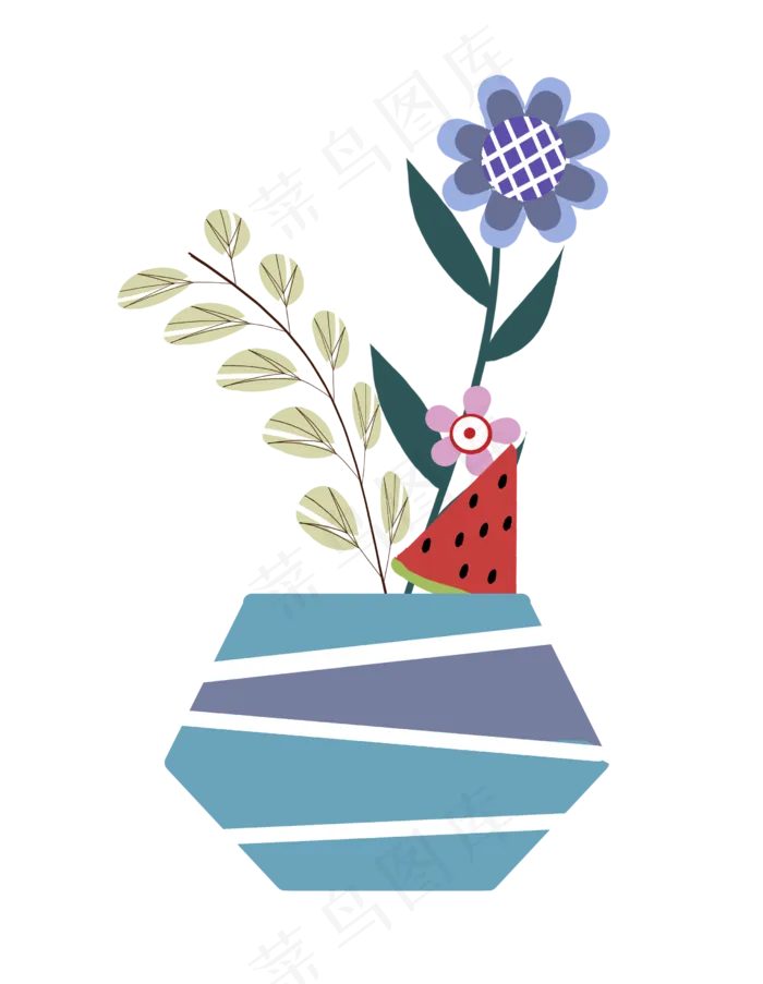 花朵小清新装饰(2480X3199(DPI:300))psd模版下载