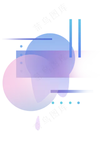 孟菲斯印花几何渐变冰激凌色底纹,免抠元素