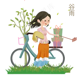 谷雨照相的小女孩