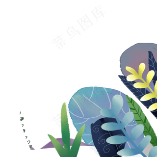 春天植物装饰下载