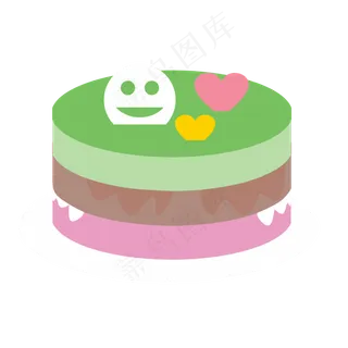 卡通矢量卡通蛋糕糕点