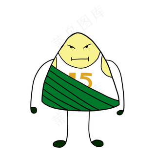 端午节卡通粽子