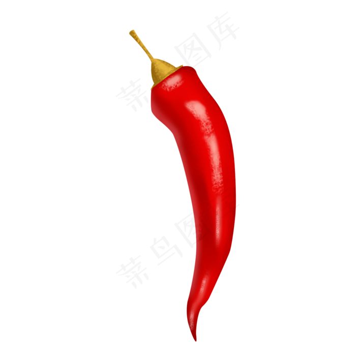 红色手绘家庭厨用辣椒psd透明底(2000X2000(DPI:72))psd模版下载