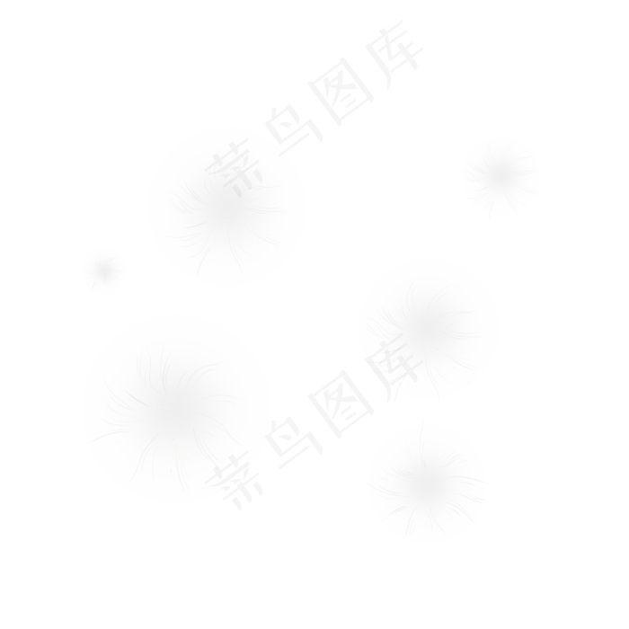 轻盈白色漂浮羽毛,免抠元素(2362*2362px 300 dpi )psd模版下载