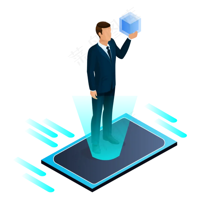 人工智能装饰AI,免抠元素(2500X2500(DPI:300))psd模版下载