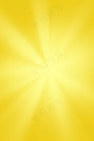 简约黄色酷炫光芒平面广告