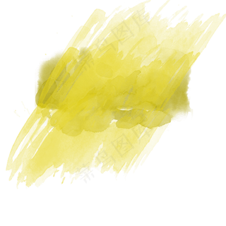 军绿色水彩痕迹效果元素