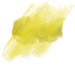 军绿色水彩痕迹效果元素