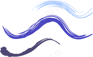 曲线波浪图形