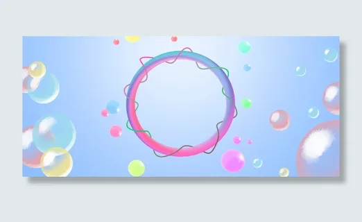 电商清新618大促泡泡简约Banner 电商清新618大促泡泡简约Banner