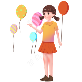 气球六一儿童节