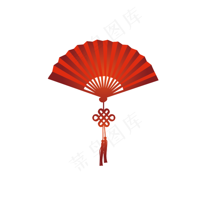 扇子,免抠元素(2480*2480px 300 dpi )ai矢量模版下载