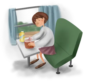 世界旅游日坐火车的女孩