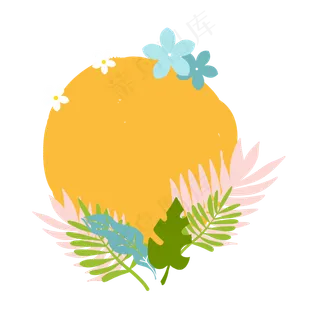 简洁黄色系618折扣标签