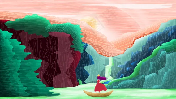 探险少女的深山之旅