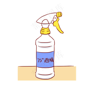 酒精消毒液,免抠元素