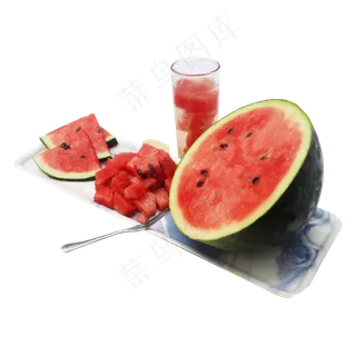 夏日水果西瓜果汁饮料 夏日水果西瓜果汁饮料