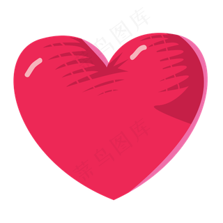 矢量复古爱心图案