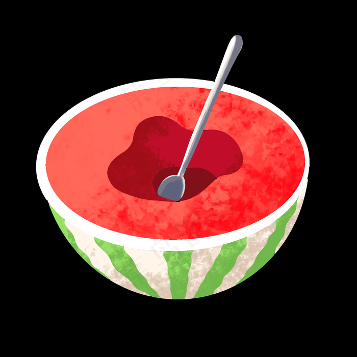水果西瓜卡通插画