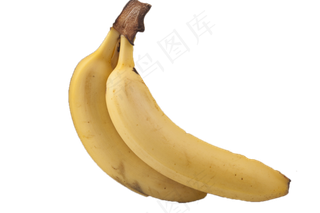 两个软糯美味的香蕉