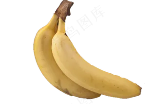 两个软糯美味的香蕉
