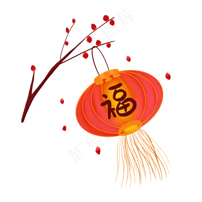 新年灯笼,免抠元素(2048X2048(DPI:132))psd模版下载