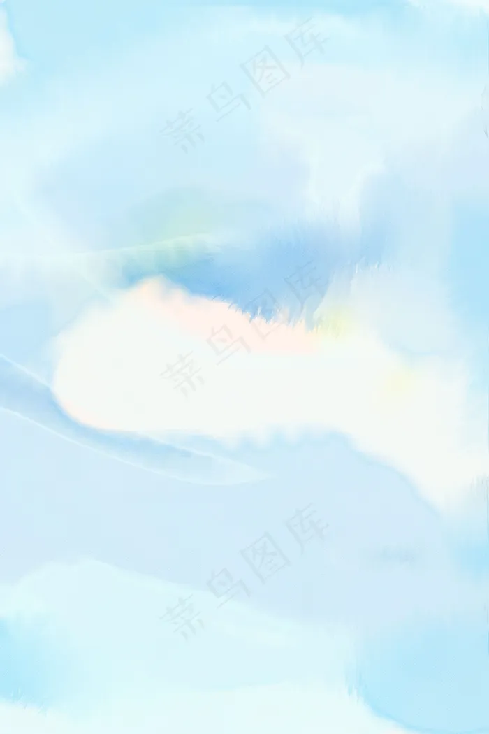 蓝色的天空白云免抠图